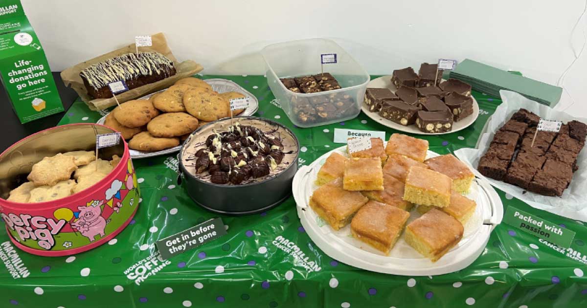 CFH Host Macmillan charity coffee morning