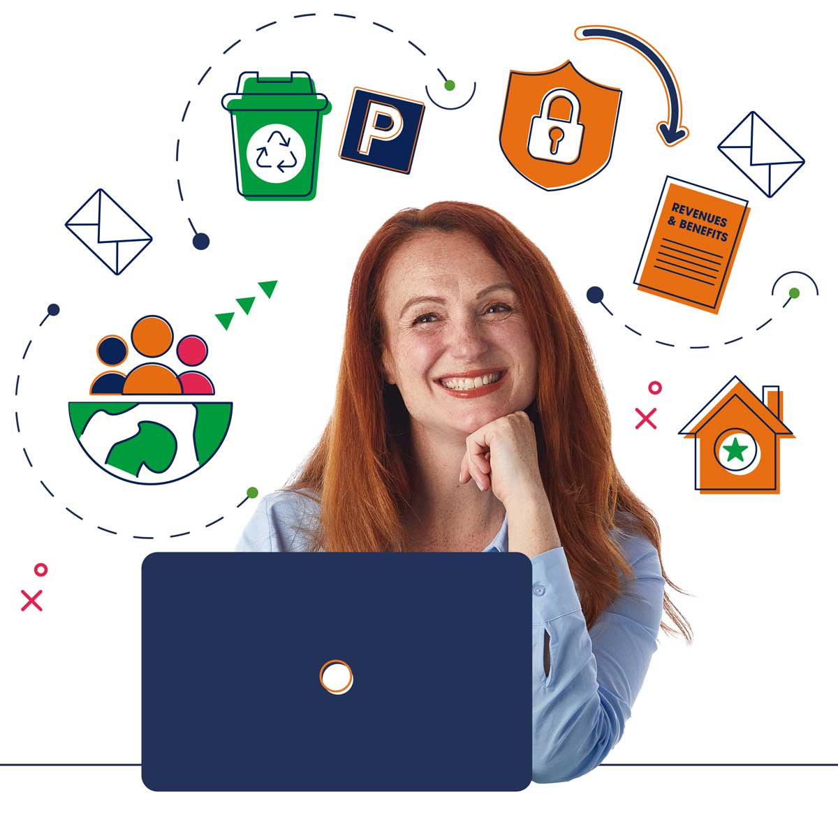 Hybrid mail for local government